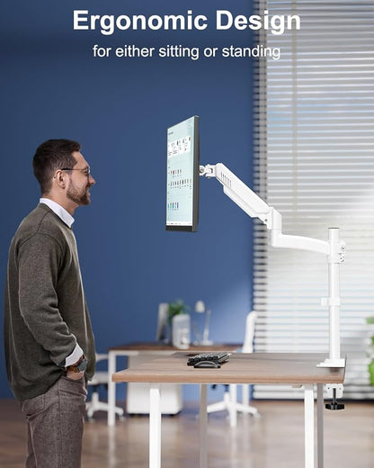 Single Monitor Mount Arm, VESA Desk Mount Stand - Image 8