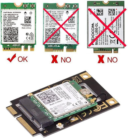 NGFF M.2 Key-A to Mini PCI-E PCI Express Converter Adapter - Image 9