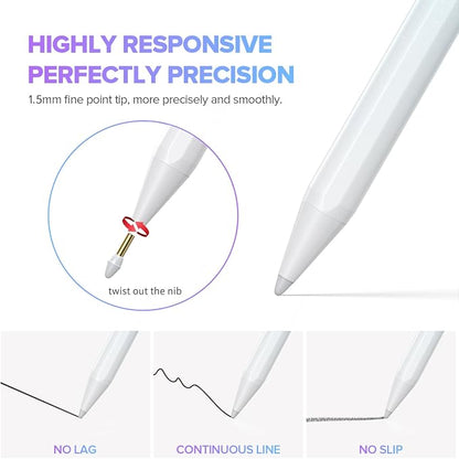 Stylus Pen for iPad 6th-11th Generation-2X Fast Charge Active Pencil Compatible - Image 3