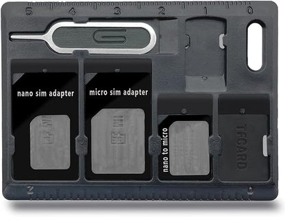 1 Pack SIM Card Holders with Tray Opener Pins, Card Storage Tool Set by CKANDAY