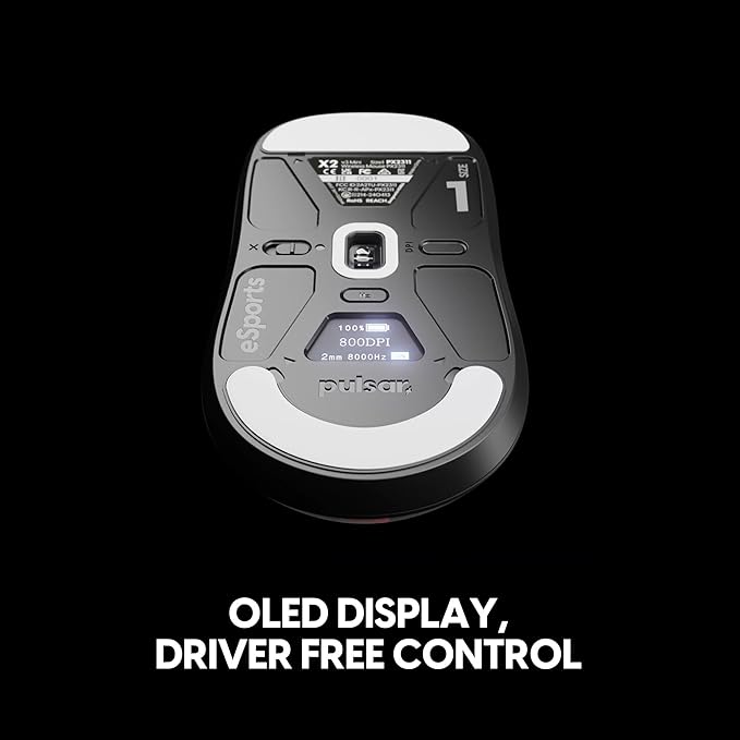 Pulsar Gaming Gears X2 v3 ES Wireless Gaming Mouse, Ultra Lightweight, Optical - Image 3