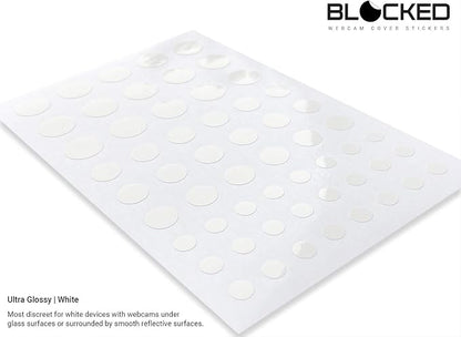 BLOCKED Stackable Webcam/Camera Vinyl Covers | 57 Low-Tack Restickable Webcam - Image 2