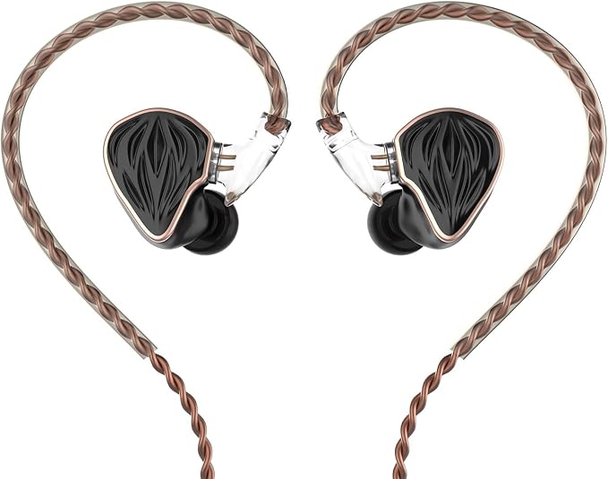 MS3 in-Ear Monitors, 2BA+1DD Hybrid IEM Wired Earphones, Includes 3 Pneumatic by HIDIZS