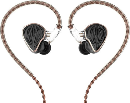 MS3 in-Ear Monitors, 2BA+1DD Hybrid IEM Wired Earphones, Includes 3 Pneumatic by HIDIZS