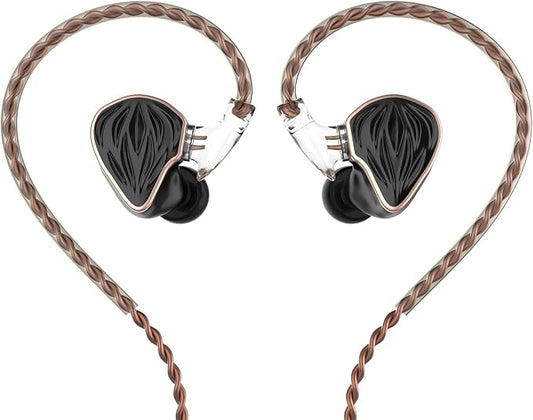 MS3 in-Ear Monitors, 2BA+1DD Hybrid IEM Wired Earphones, Includes 3 Pneumatic by HIDIZS