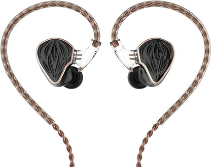 MS3 in-Ear Monitors, 2BA+1DD Hybrid IEM Wired Earphones, Includes 3 Pneumatic by HIDIZS