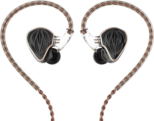 MS3 in-Ear Monitors, 2BA+1DD Hybrid IEM Wired Earphones, Includes 3 Pneumatic by HIDIZS