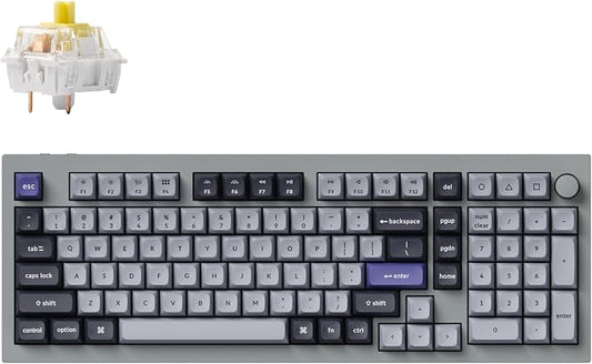 Keychron Q5 Pro QMK/VIA Wireless Custom Mechanical Keyboard, 96% Layout by Keychron