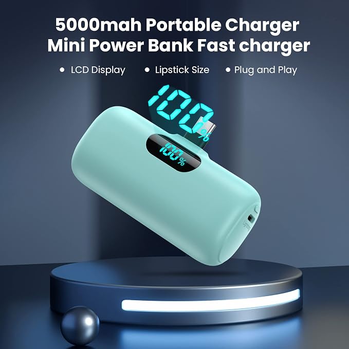 Samll Portable Charger for iPhone 16/15 Series, 5000mAh 3A PD USB C Power Bank - Image 7