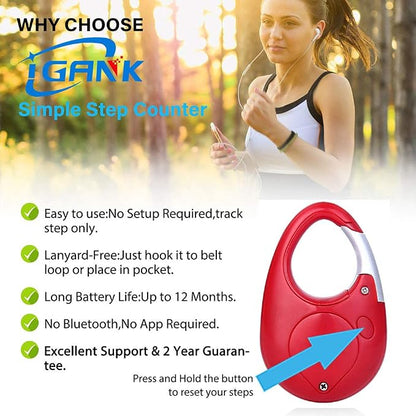 Simple Walking Pedometer 3D Step Counter - Image 3