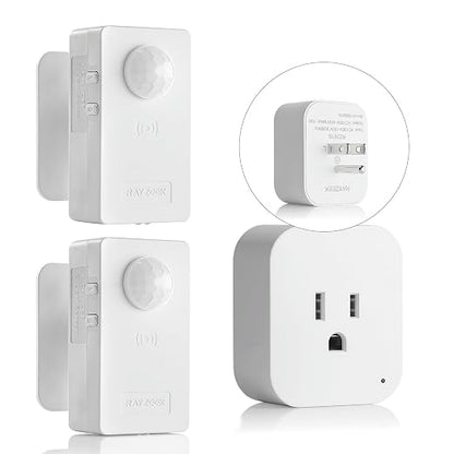 RAYZEEK Wireless Motion Sensor Control Outlet by RAYZEEK