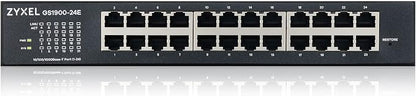 Zyxel 24 Port Ethernet Switch | Smart Managed Gigabit Network Switch | 24x GbE - Image 2