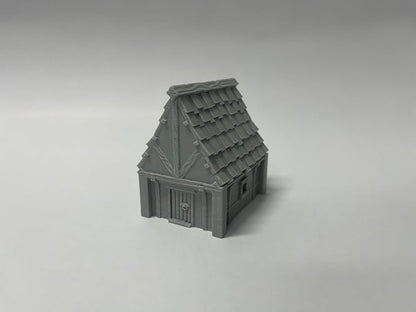 Paintable Tabletop Miniature Little Town Building Terrains Compatible - 18mm - Image 6