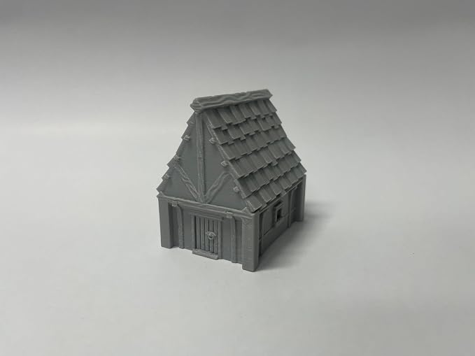 Tabletop Miniature Little Town Building Terrains Compatible - 18mm Scale - Image 3