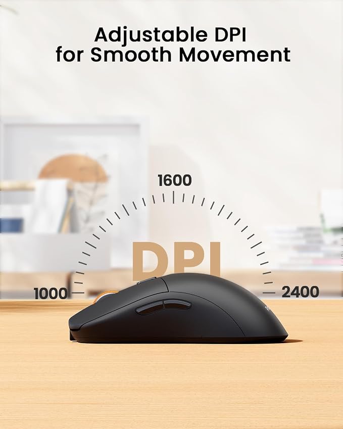 ProtoArc Bluetooth Wireless Mouse, USB C Mouse, EM15 Rechargeable Compact - Image 4