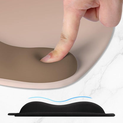 ITNRSIIET Ergonomic Mouse Pad, Cushioned Gel Wrist Rest, Non-Slip Base - Image 4
