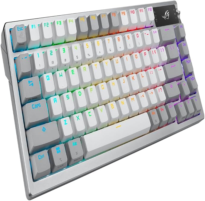 ASUS ROG Azoth 75% Wireless DIY Custom Gaming Keyboard, OLED Display, - Image 8