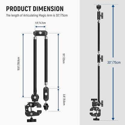 NEEWER 30" Articulating Magic Arm - Image 3