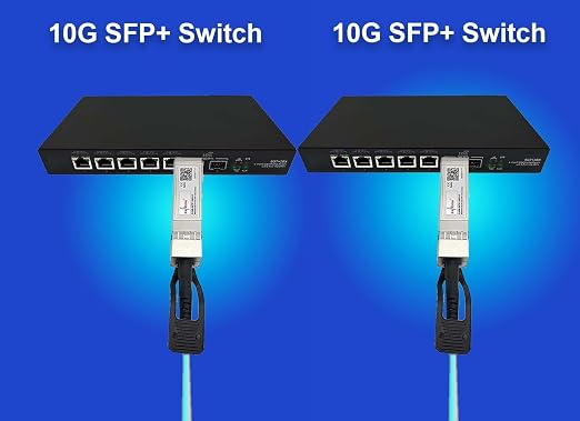 Elfcam® - 60m/196.85ft Fiber Optic Cable OM3 SFP+ to SFP+ AOC 10Gbps, Compatible - Image 6