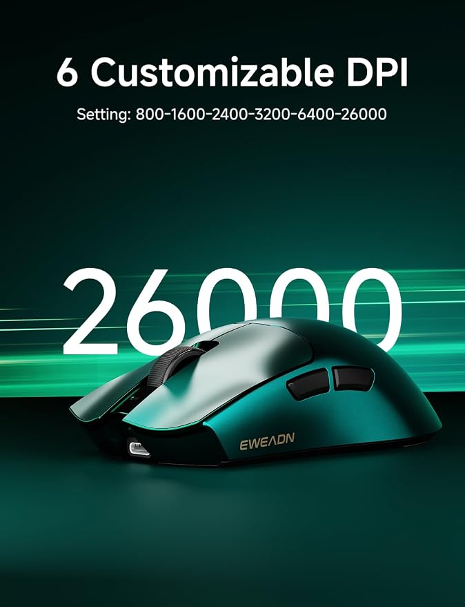 S9 Max Wireless Gaming Mouse, 59G Ergonomic Computer Mouse, Triple Modes - Image 5