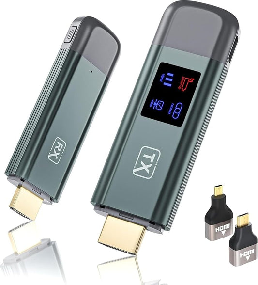 Wireless HDMI Transmitter and Receiver, TTQ Wireless HDMI Extender 4K Supported by TTQ
