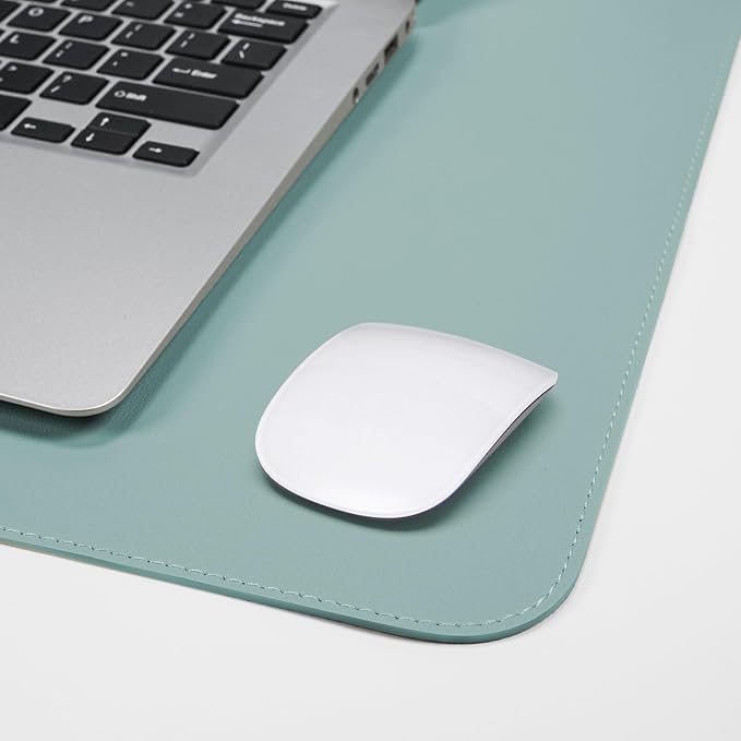 Leather Desk pad Protector, 47 * 17in Large Desk mat - Image 6