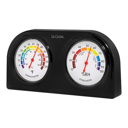 La Crosse 104-288 Analog Thermometer and Humidity Gauge - Image 2