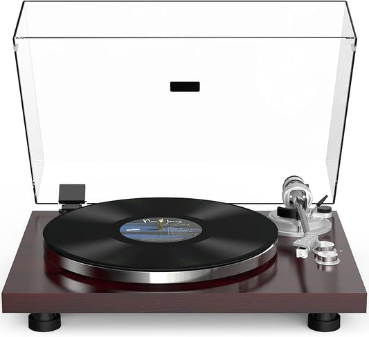 Turntable Record Player Wireless Output Carbon Fiber Tonearm Vinyl Player by Retrolife
