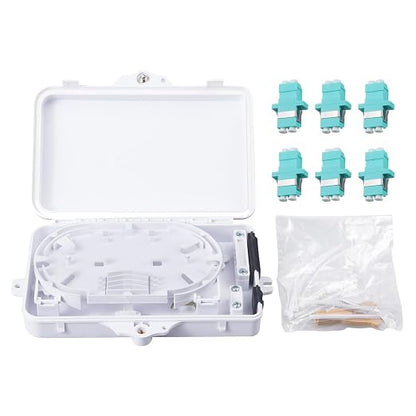 6 Core Fiber Optical Terminal Box Fiber Optic Distribution Enclosure by FiberOpticalAccessories