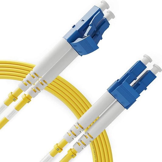 BEYONDTECH 3m LC to LC Fiber Patch Cable – UPC Single-Mode Duplex Fiber Optic by Beyondtech