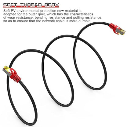 Cat 8 Ethernet Cable 90 ft, 1.5ft 6ft 10ft 20ft 25ft 30ft 75ft 100ft 150ft - Image 4