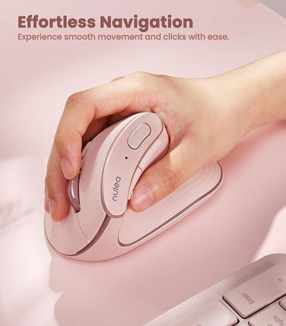 Nulea M510 Vertical Mouse Wireless, Ergonomic Mouse - Image 4