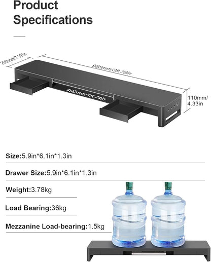meatanty Dual Monitor Stand Riser - Image 6
