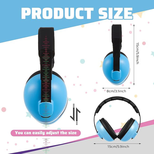 Amylove 12 Pcs Baby Noise Cancelling Headphones Ear Protection Ear Muffs Bulk - Image 2