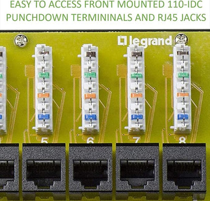 Legrand - OnQ Cat 6 Network Interface Module - Compatible - 8-Port Ethernet - Image 5