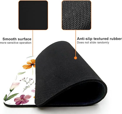 Mouse Pad, Cute Wildflowers Flowers Mouse Pads - Image 3