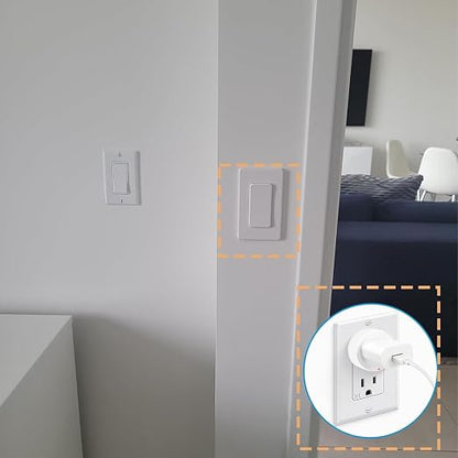 Wireless Wall Switch Remote Control Outlet, TUV List, No Wiring Needed - Image 7