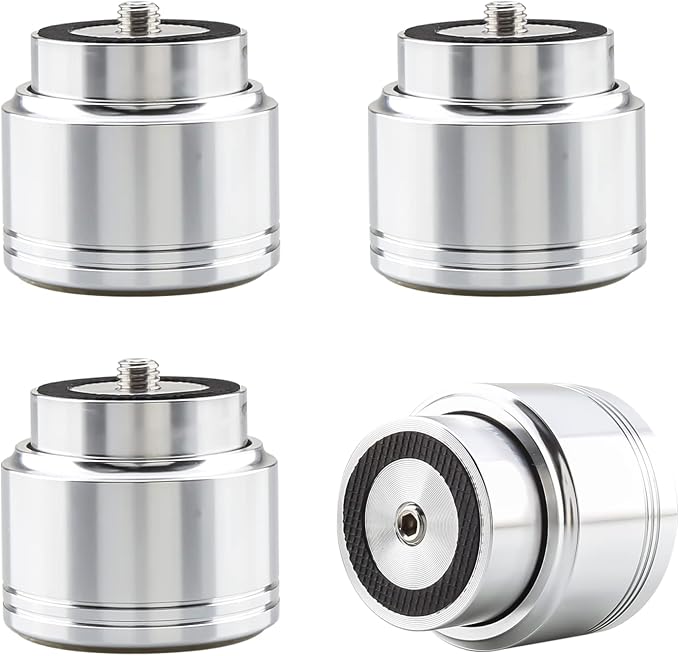 Tertullus 4pcs Aluminum Speaker Isolation Feet Sound Isolation Maglev Feet by Tertullus
