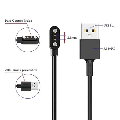 2 Pack Smart Watch Magnetic Charging Cable - Image 3