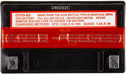 Interstate Batteries YTX9-BS 12V 8Ah Powersports Battery 130CCA AGM - Image 6