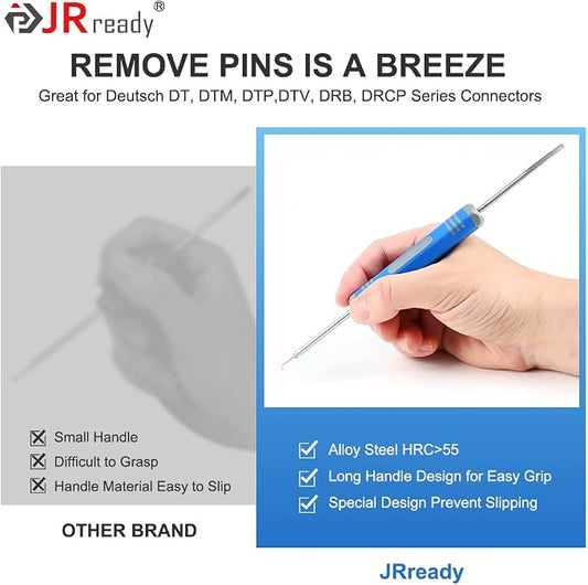 JRready DRK-RT1B Deutsch Pin Removal Tool, Pin Socket Contact/Wedgelock Removal - Image 2