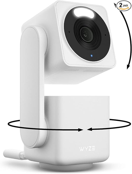 WYZE Cam Pan v4, 4K Smart Home Security Camera System, AI Indoor/Outdoor Monitor by WYZE