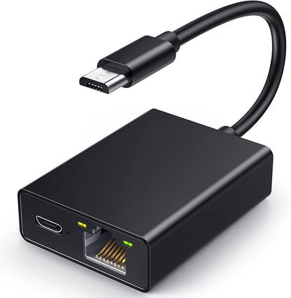 Ethernet Adapter for Fire TV Stick, Electop Micro USB to RJ45 Ethernet Network by Electop