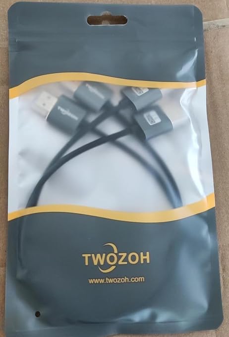 Twozoh Flexible & Slim HDMI Cable 1FT 2 Pack, Ultra Thin HDMI Cord Supports - Image 8