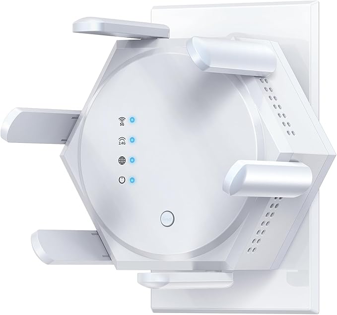 12880 Sq.Ft WiFi Extender Signal Booster, 1200Mbps Dual Band 5GHz/2.4GHz WiFi by Unknown