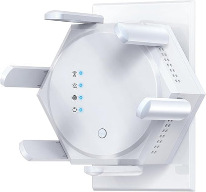 12880 Sq.Ft WiFi Extender Signal Booster, 1200Mbps Dual Band 5GHz/2.4GHz WiFi by Unknown