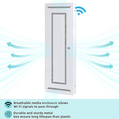 XMK 42 Inch Media Enclosure, WiFi Electrical Box, Cable Management Box - Image 3
