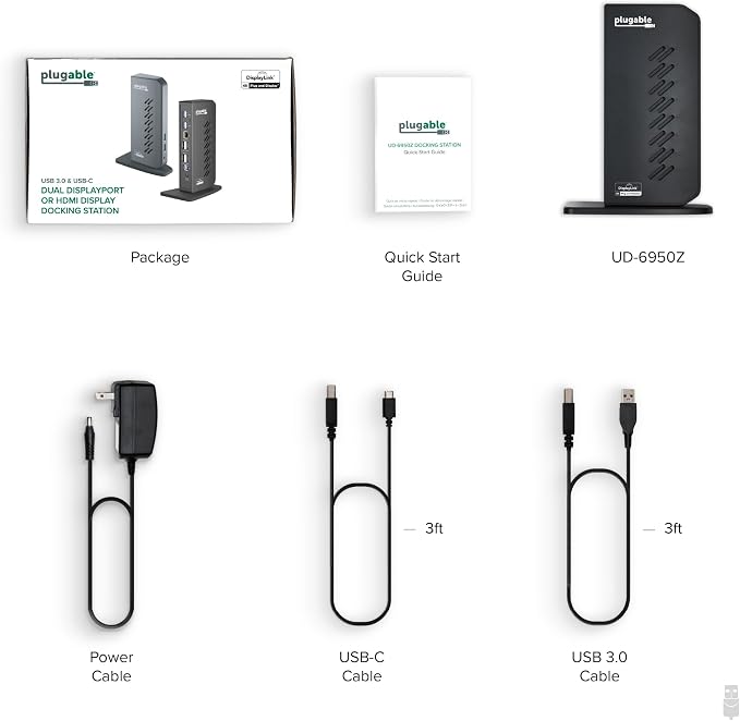 Plugable Dual DisplayPort & HDMI Docking Station - Image 8