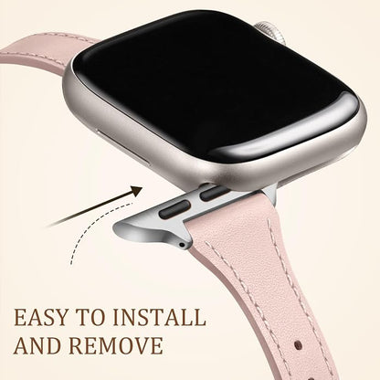 Charlam Slim Leather Band Compatible - Image 4