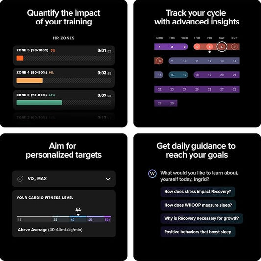 WHOOP – 12-Month Membership – 5.0 Health and Fitness Wearable – 24/7 Activity - Image 2